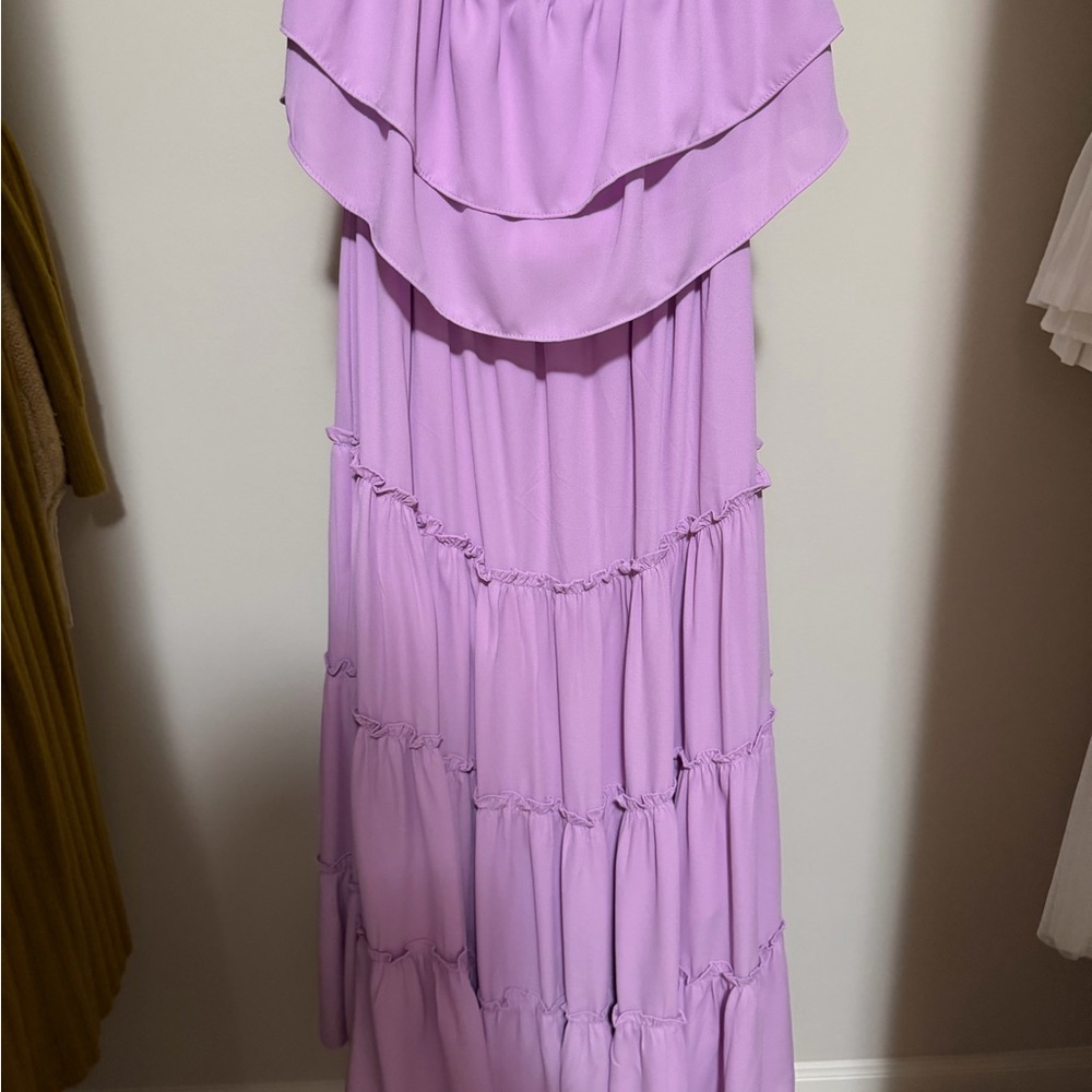 1. State Lilac Ruffle Maxi Dress - Picture 2 of 4